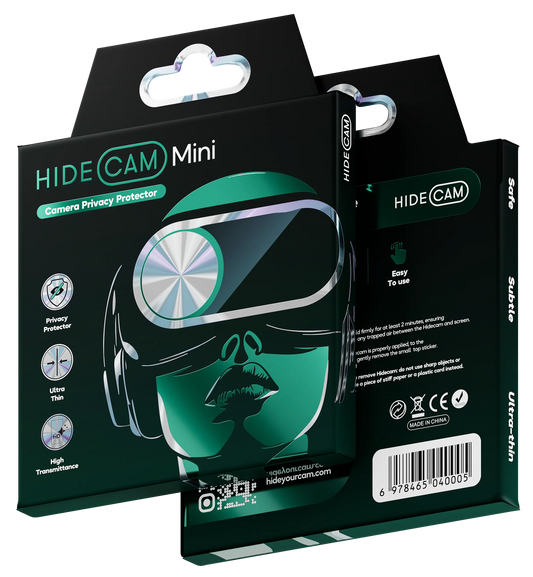 HideCam Mini camera privacy protector packaging box