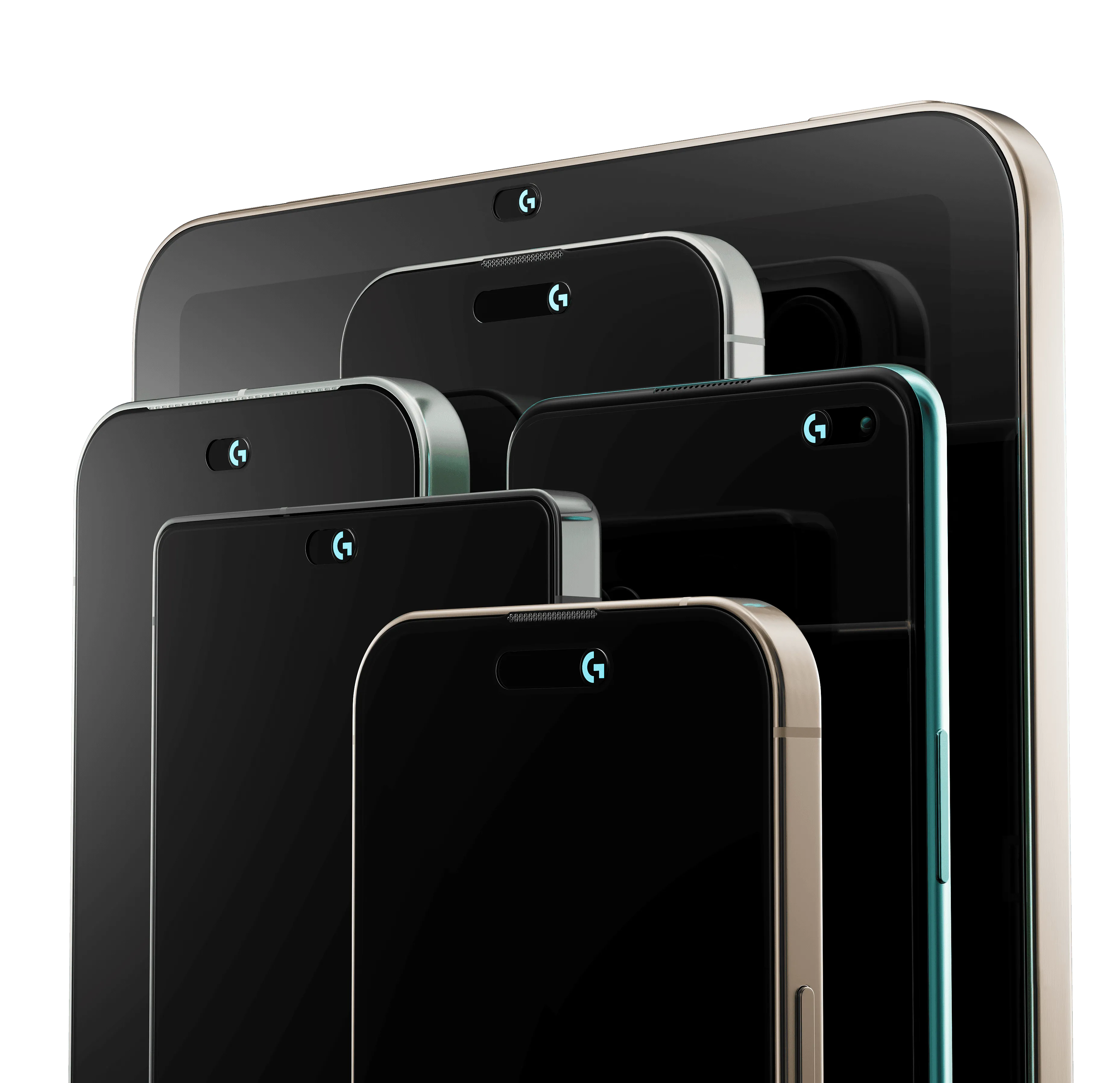 HideCam camera blocker used as a branding space for company logos on smartphones